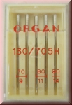 Nähmaschinennadeln 70 - 90, 130/705 H, von Organ