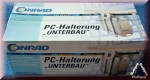 PC-Halterung Unterbau, schwarz von Conrad