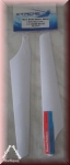 Hauptrotorblätter EBL005-W Esky Big Lama, Main Blade-Upper White