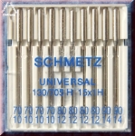 Nähmaschinennadeln 70 - 90. universal 130/705 H von Schmetz