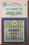 Nähmaschinennadeln 70/10-90/14, universal, 130 - 705 H von Schmetz, 10 Stück