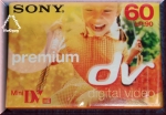 Sony Mini DV 60, premium, LP 90, DVM60PR3