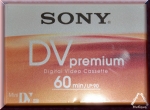 Sony Mini DV premium LP90. DVM60PR4