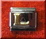 Uberry Charm Buchstabe "L", Modul für Edelstahl Armband