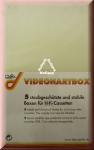 VHS Video Hartbox transparent von Deja. 5 Stück